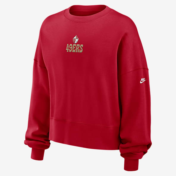 Womens Red Hoodies Pullovers. Nike